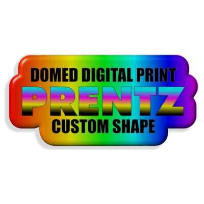 Digitally printed custom domed decals stickers