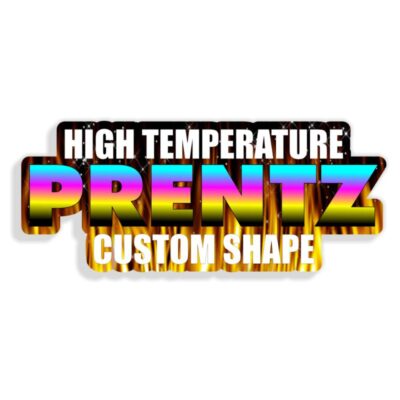 Custom Shaped High Temperature Decals Stickers