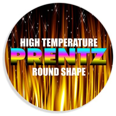 High Temperature Round Custom Decals Stickers